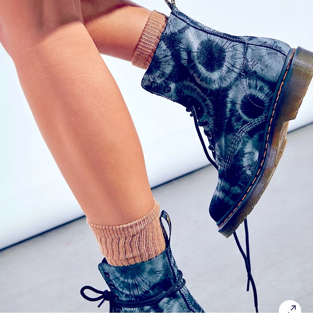 Tie-dye Dr Martin’s 1460 Pascal Suede Boots